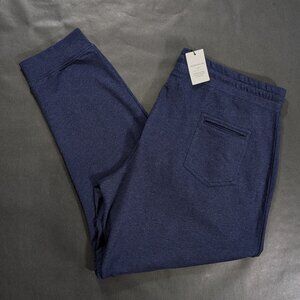 $128 Peter Millar Men`s Lava Wash Garment Dyed Jogger 2XL 42x30 Navy Sweatpants